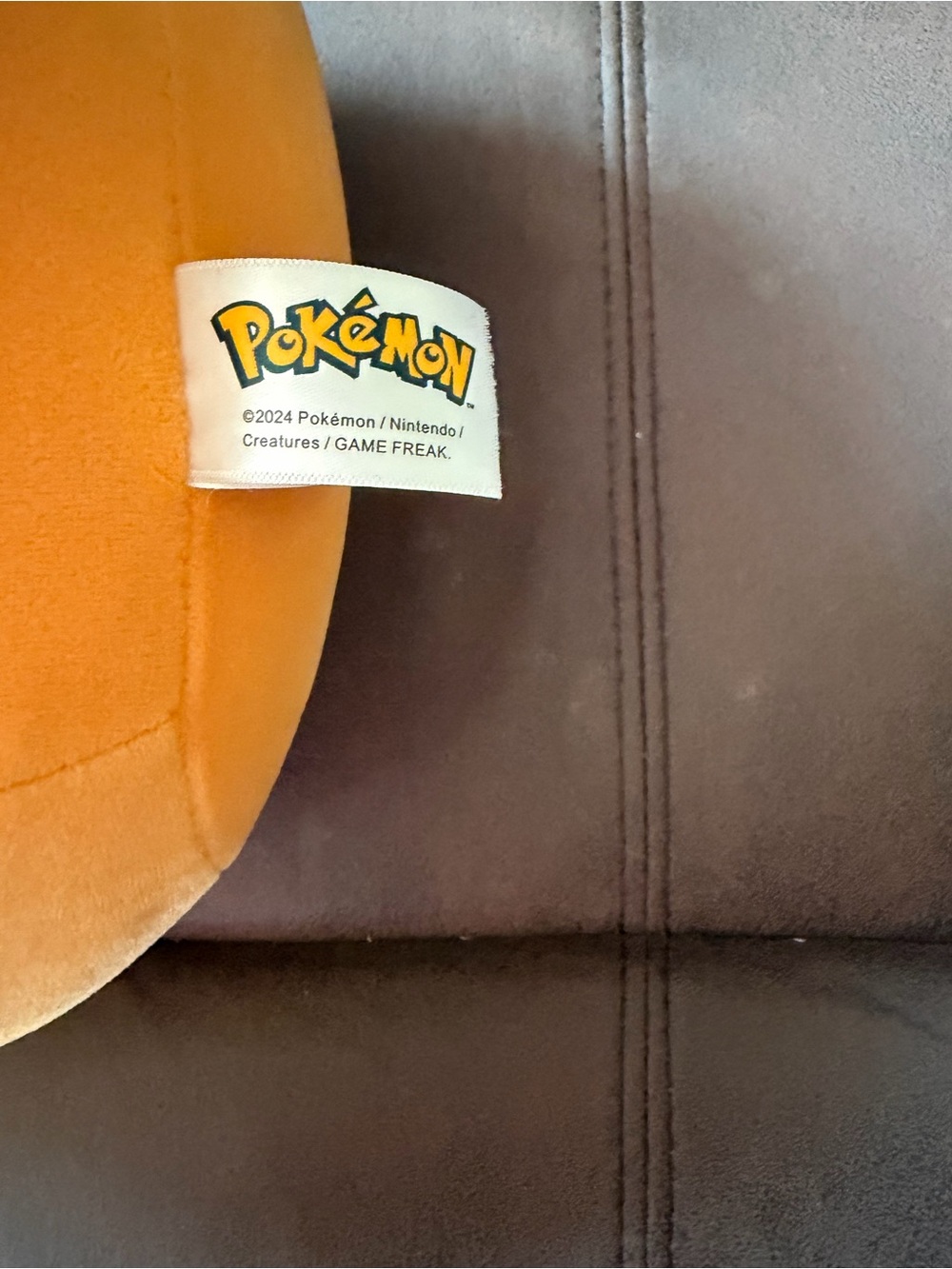 Pokemon Plush Teddy with Yellow Face and Crescent Moon Accent - Picture 3 of 3